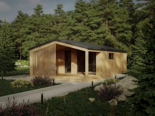 Модульная баня BEAR BATHHOUSE